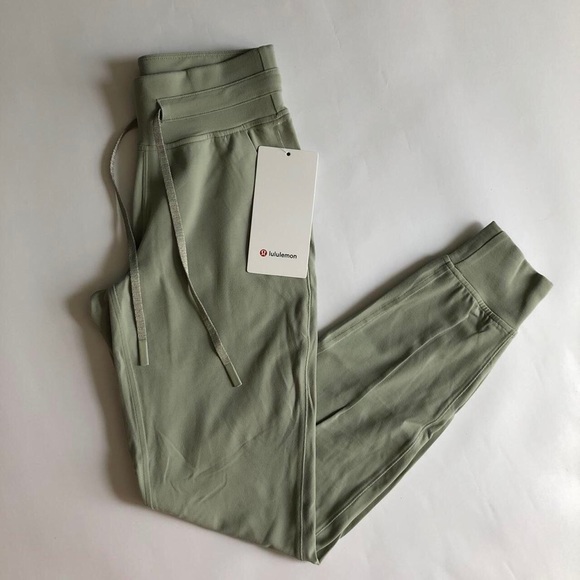 🚫SOLD🚫 New Lululemon Ready To Rulu Joggers HighRise Green Fern Full Length - Picture 3 of 4